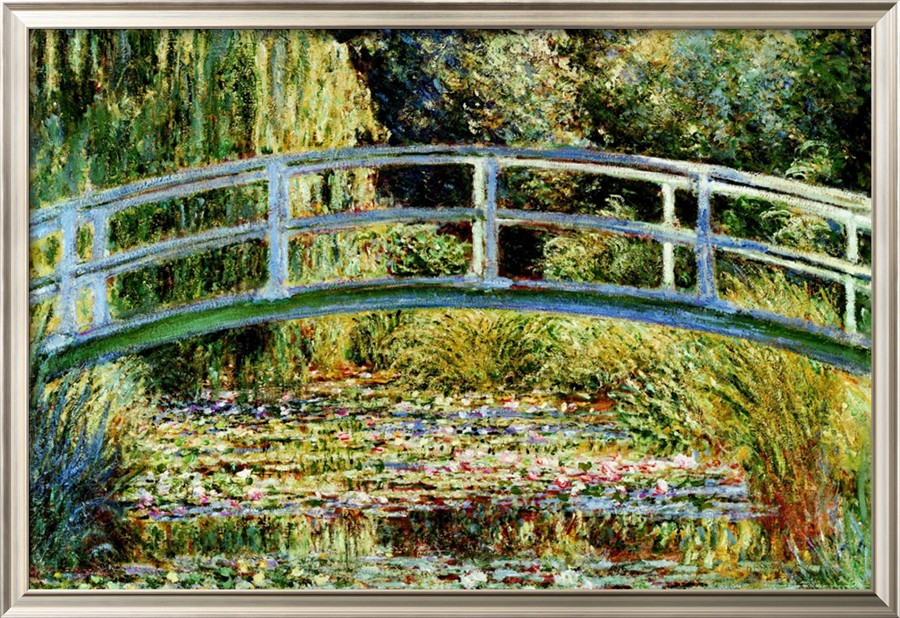 Le Pont Japonais A Giverny-Claude Monet Painting